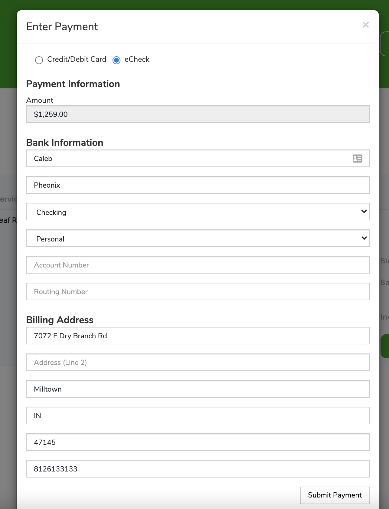 Payments (Setup & Enrollment)